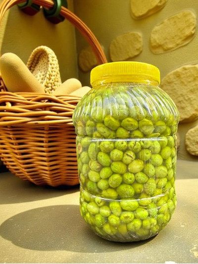 Köy Kırma Yeşil Zeytin 3 kg + 3 kg ( Tatlandırılmamış )